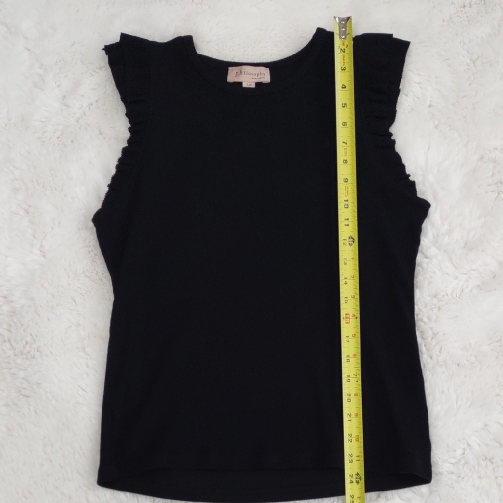 Philosophy Black Sleeveless Top - Picture 9 of 15